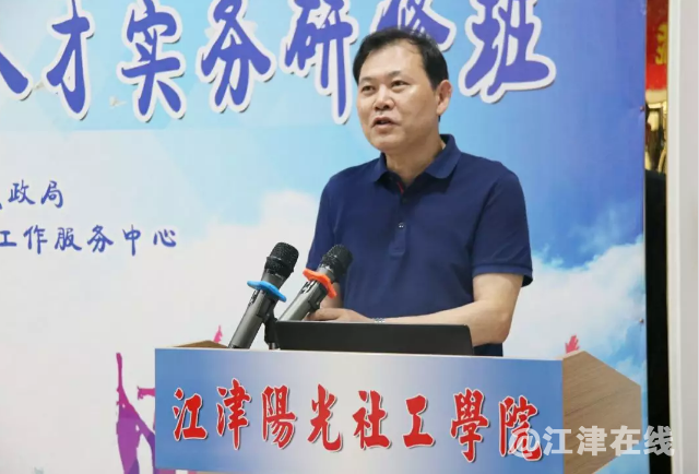 图为江津阳光社工学院荣誉院长陆林发言.png