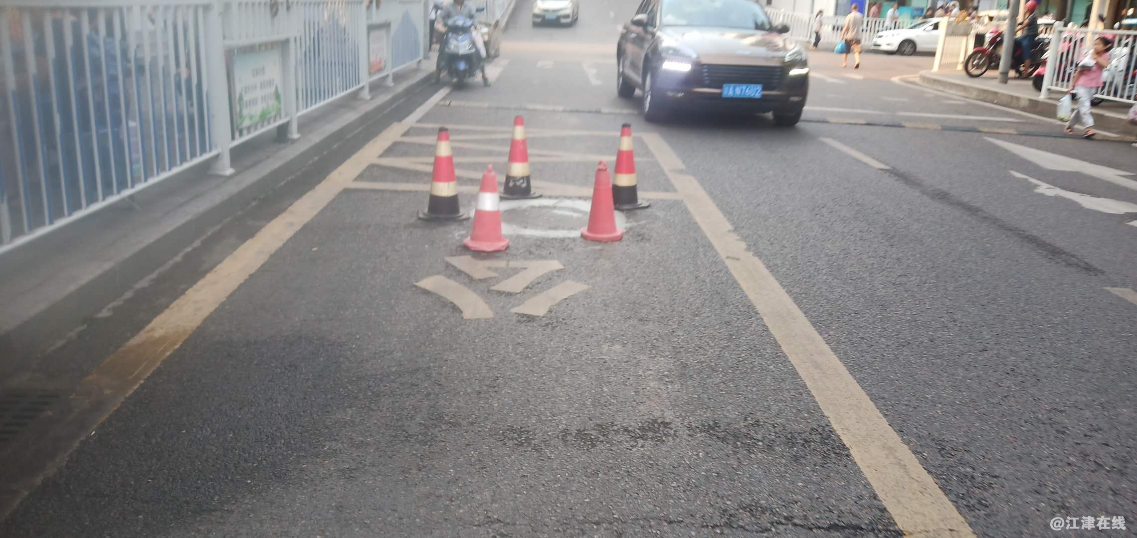 修补后